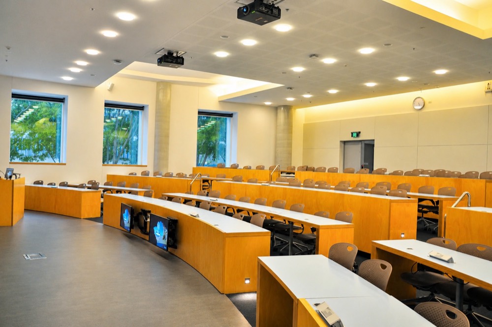 Tiered teaching room inside UTS Building 8